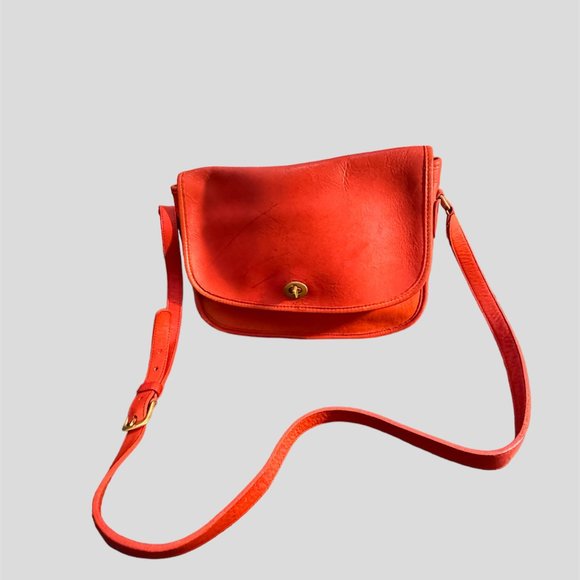 Coach vintage red crossbody bag 3846 - Picture 1 of 16